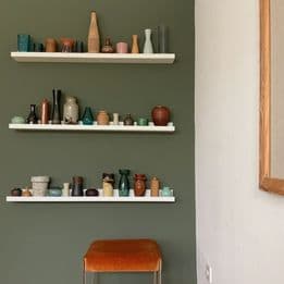 Wandgestaltung mit der Ikea Ribba & Mosslanda Bilderleiste