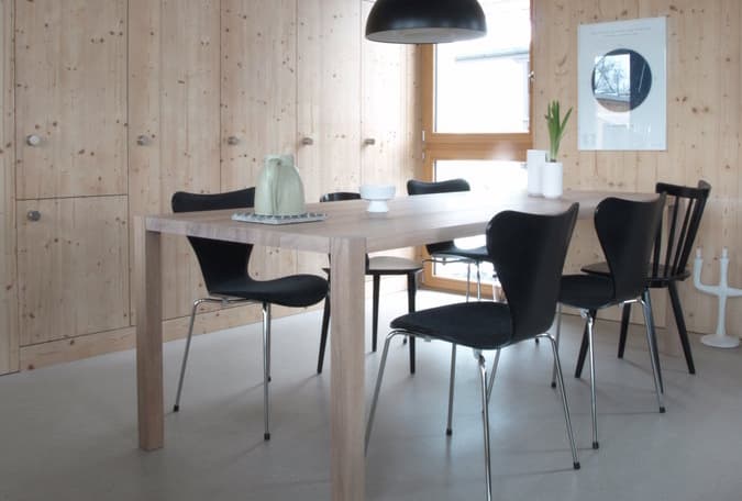 Der Serie 7 Stuhl von Arne Jacobsen in echten Wohnungen