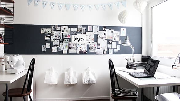 Die besten Ideen für die Wandgestaltung im Arbeitszimmer