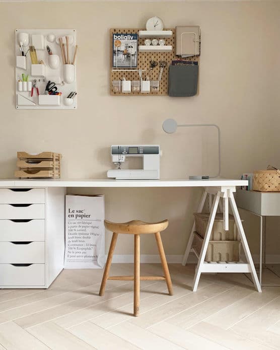 Nähzimmer: Tipps zum Einrichten und Gestalten