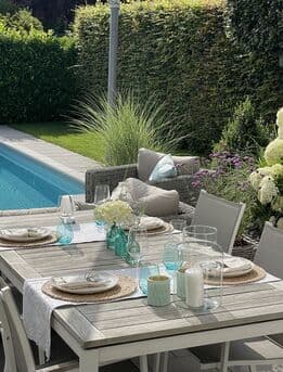 Die schönsten Einrichtungsideen für Gartentische