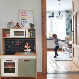 Schöne Ideen für Kinderküchen und Spielküchen
