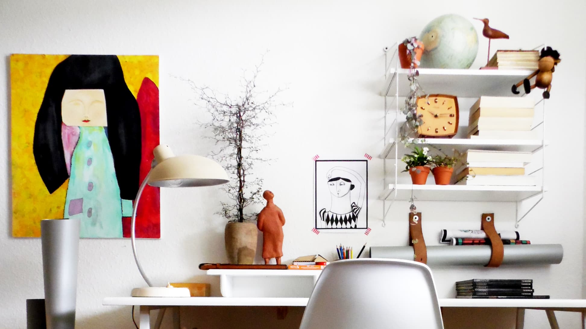 Schöne Deko Ideen für Arbeitszimmer und Arbeitsplatz